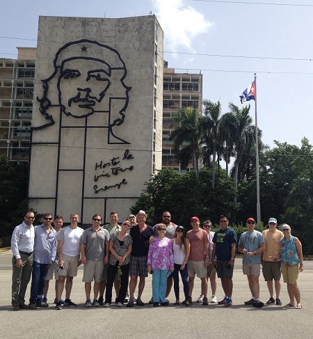 Havana 2015 Group photo in Plaza de la Revolucion
